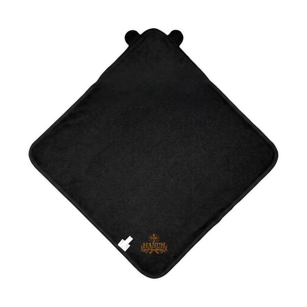 Baby Hooded Towel with Bear Ears and Embroidered Design