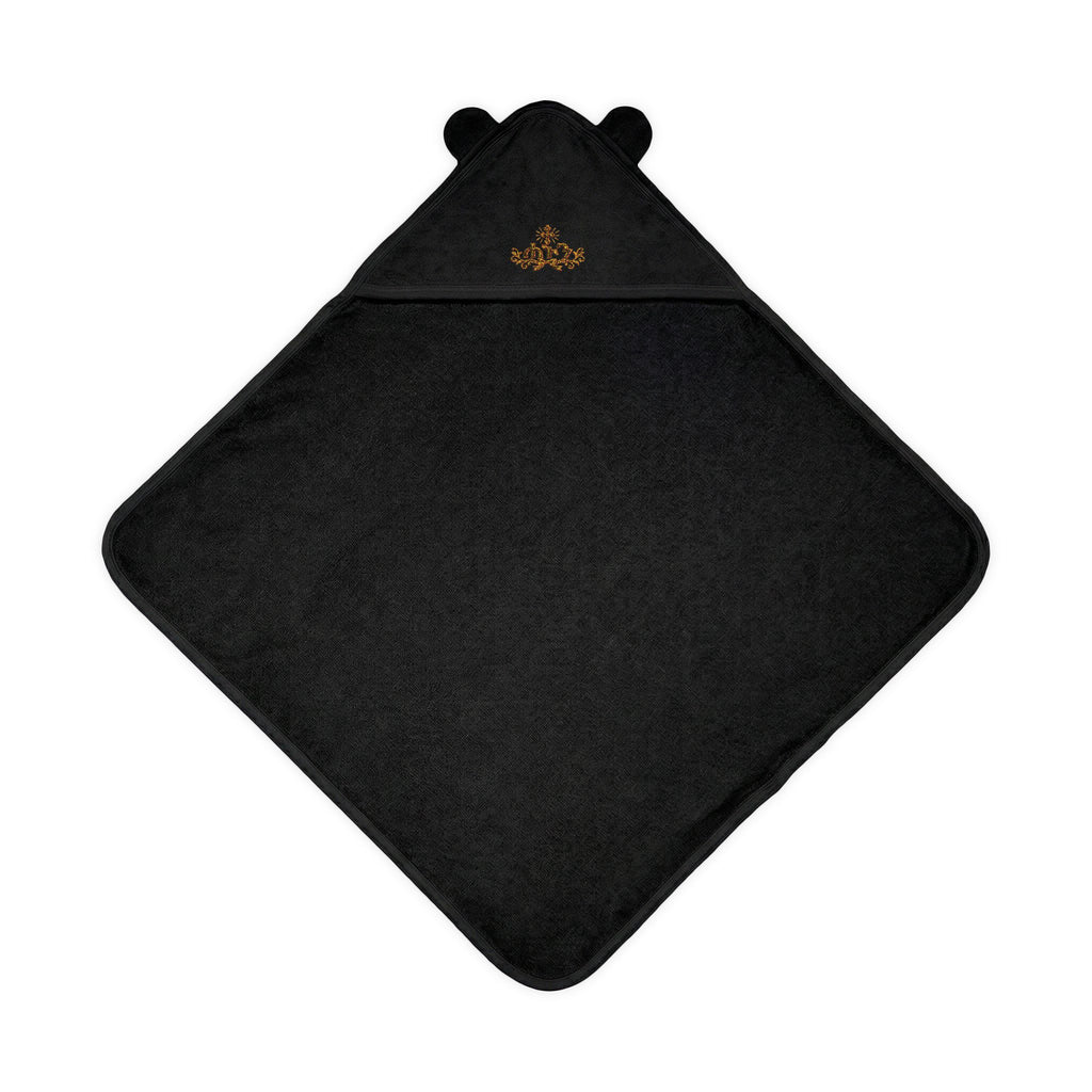 Baby Hooded Towel with Bear Ears and Embroidered Design