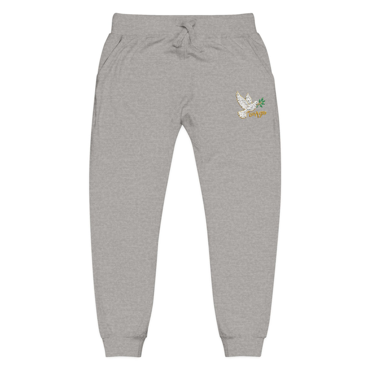 Embroidered “Choose Joy” Fleece Sweatpants
