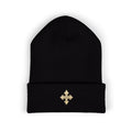 Embroidered Cross Beanie