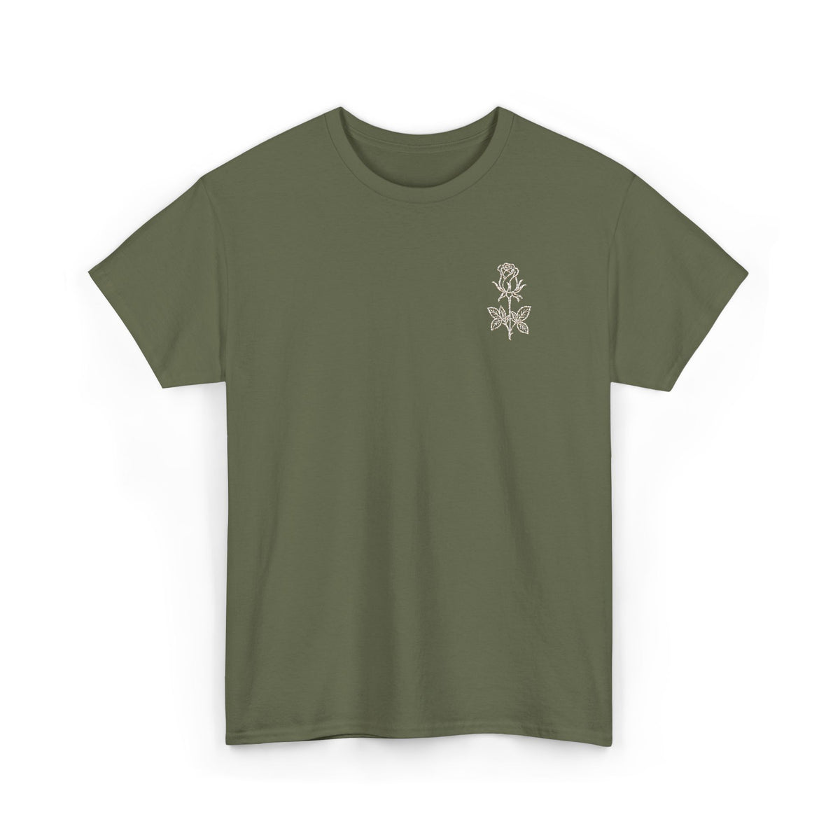 Minimalist Floral Sketch T-Shirt