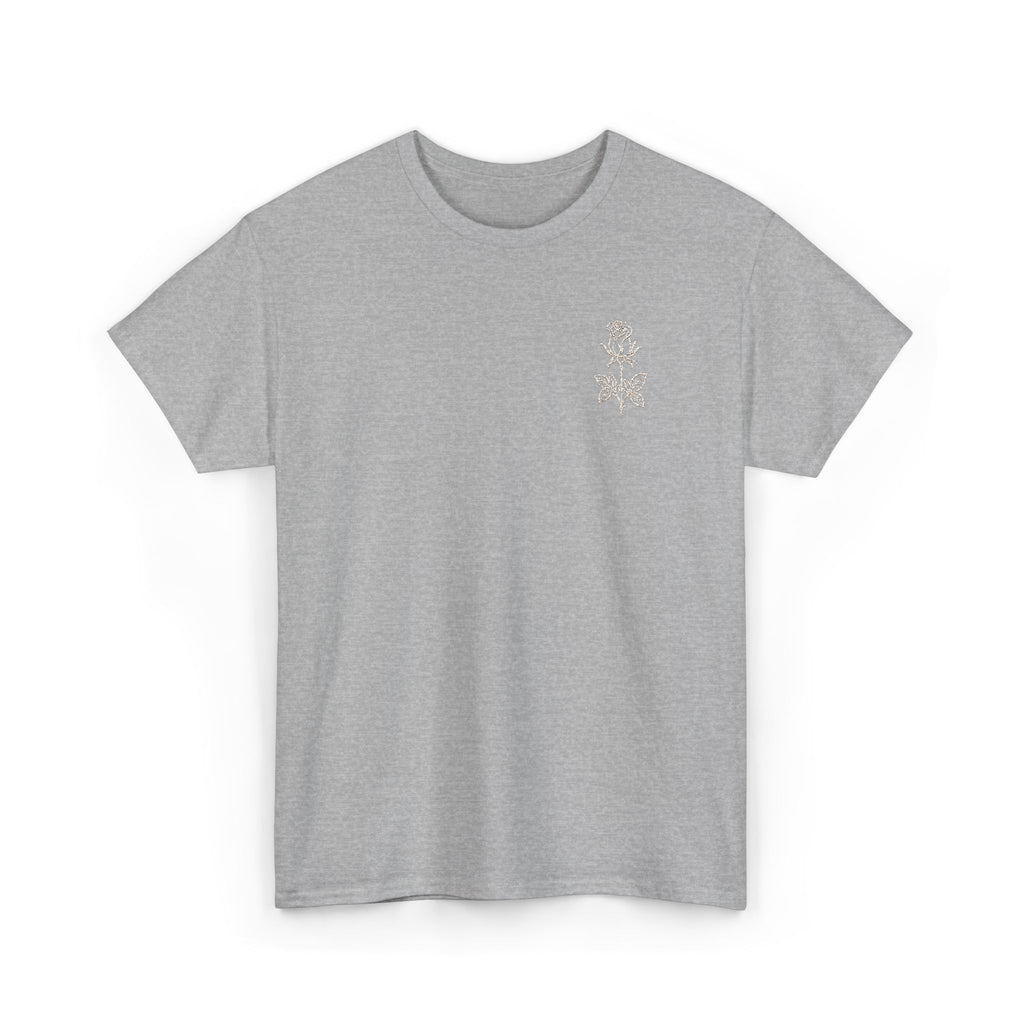 Minimalist Floral Sketch T-Shirt
