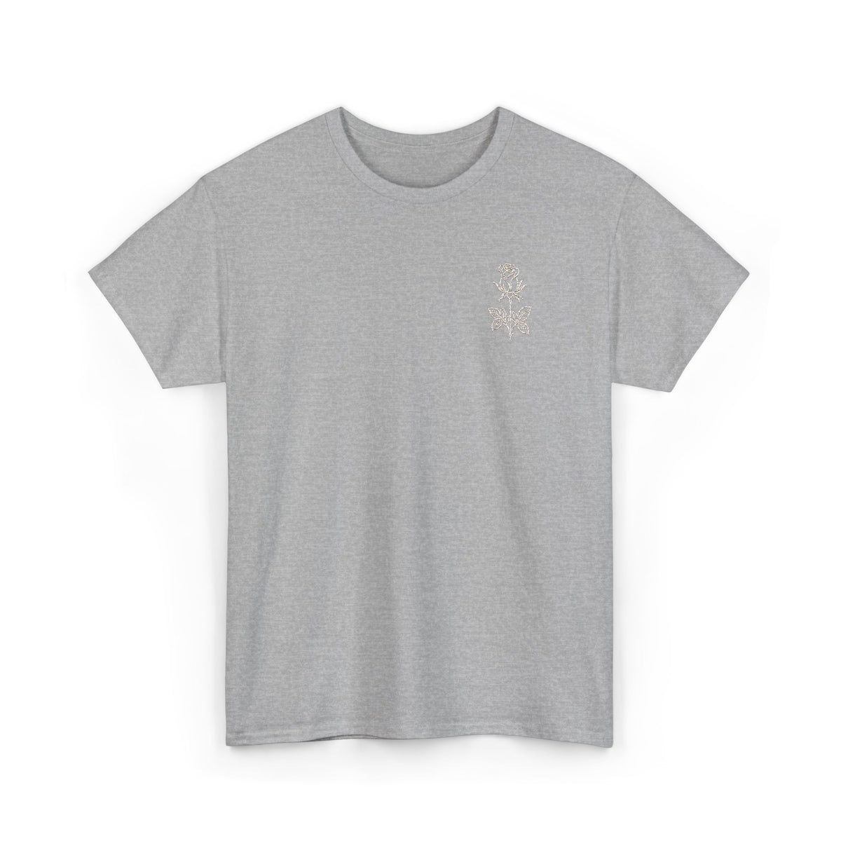Minimalist Floral Sketch T-Shirt
