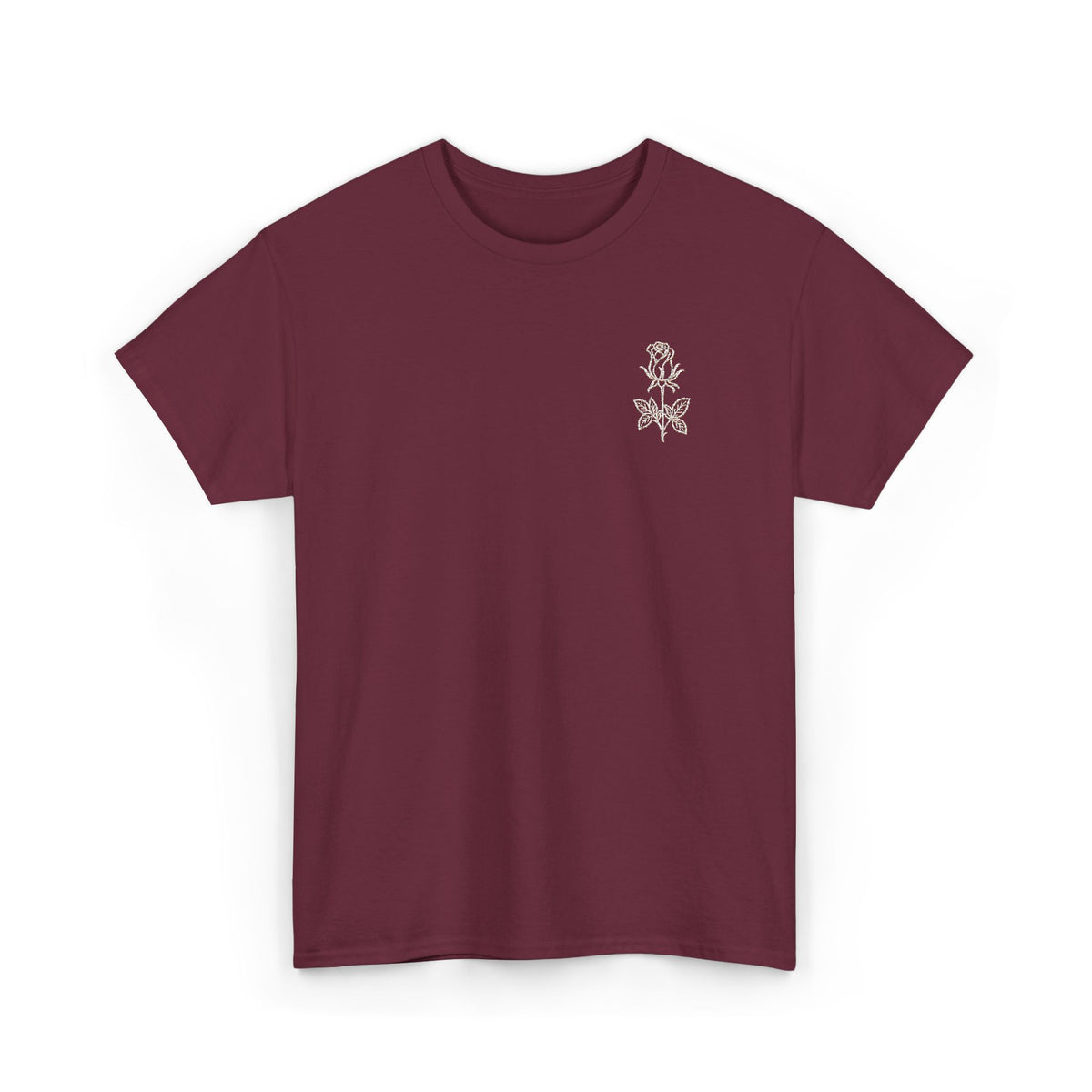 Minimalist Floral Sketch T-Shirt