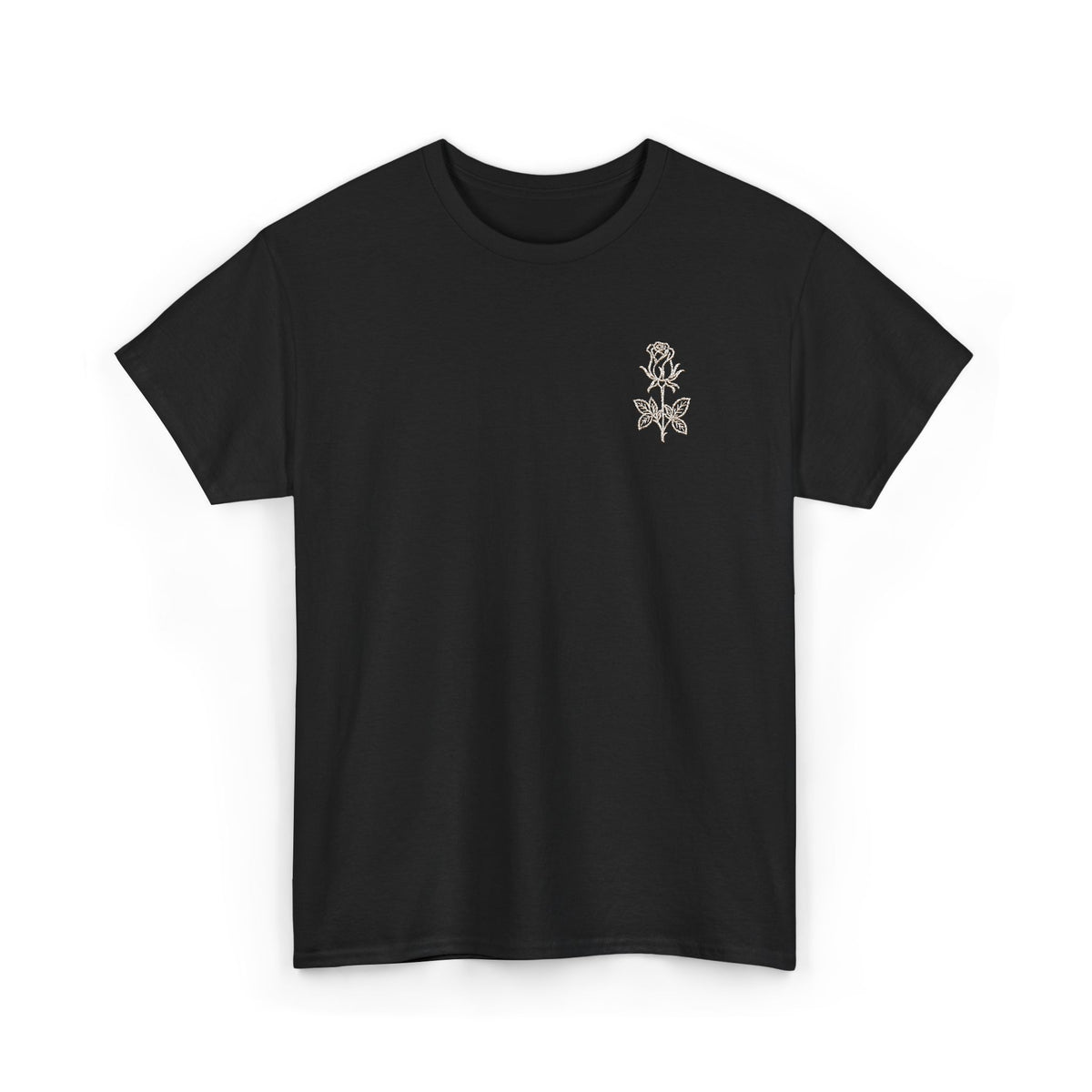 Minimalist Floral Sketch T-Shirt