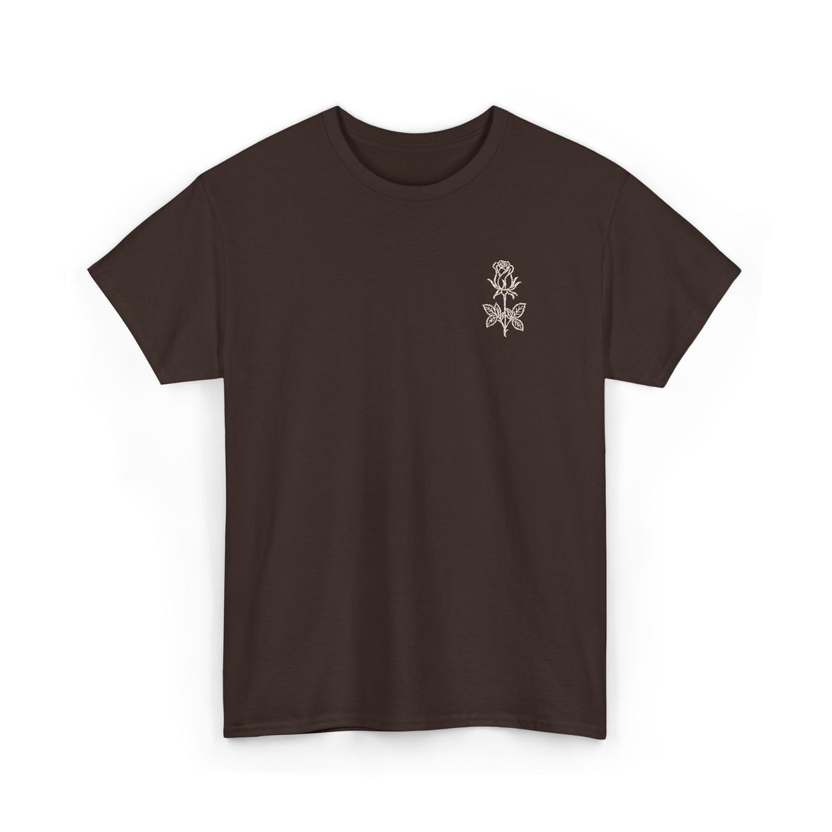 Minimalist Floral Sketch T-Shirt