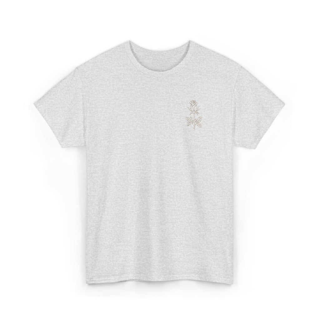 Minimalist Floral Sketch T-Shirt