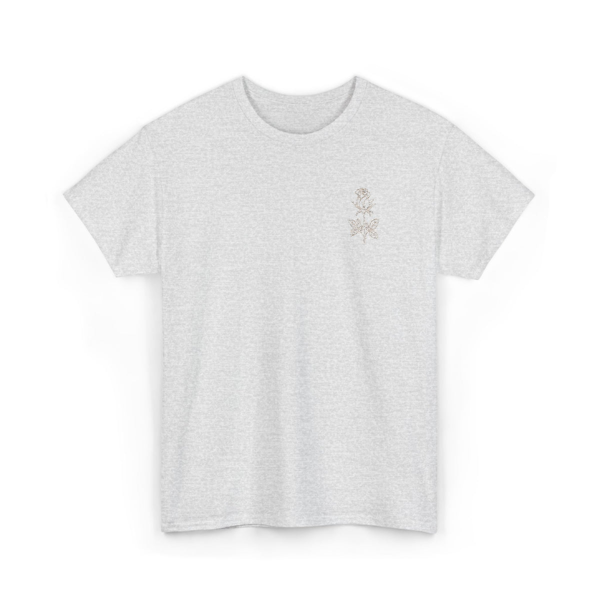 Minimalist Floral Sketch T-Shirt
