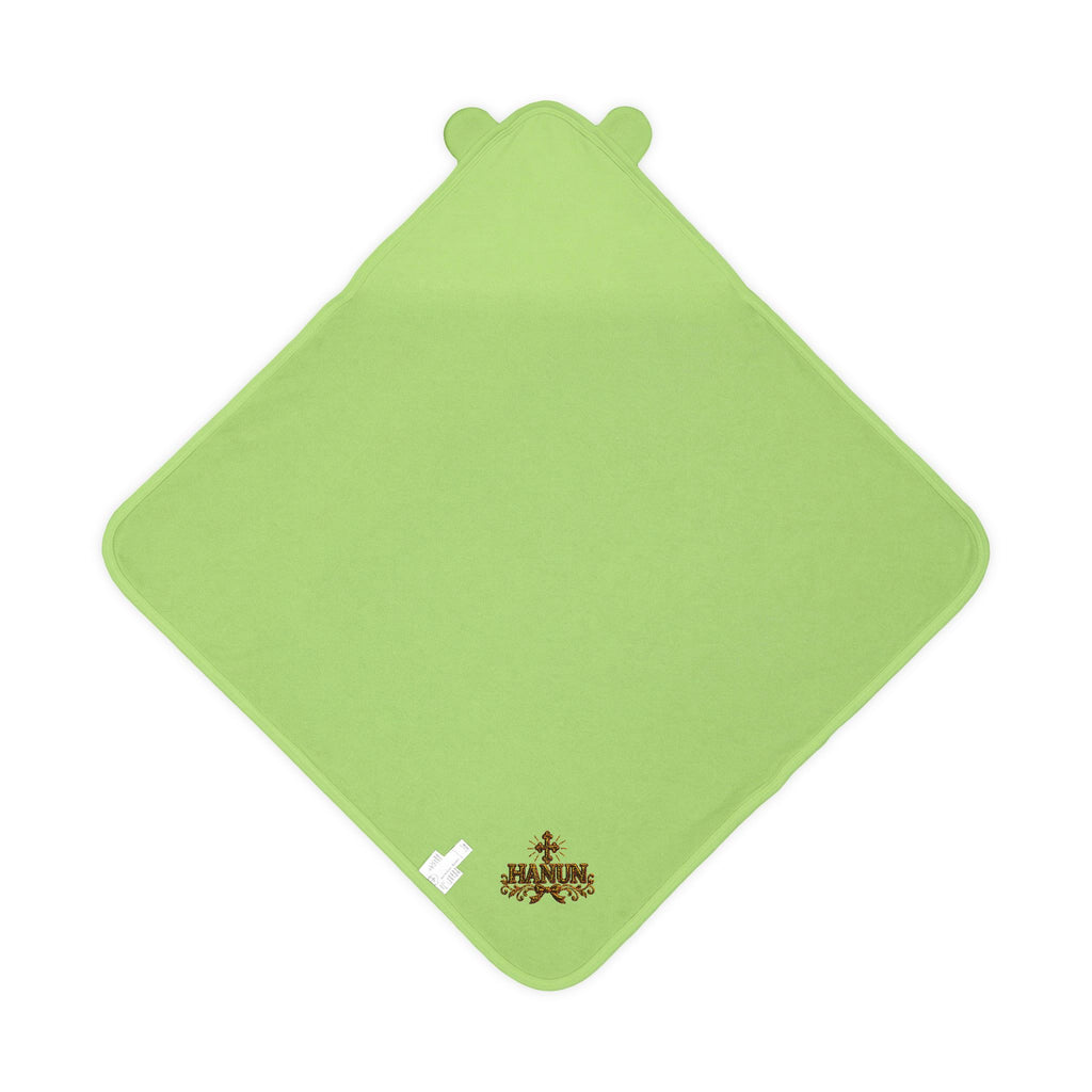 Baby Hooded Towel with Bear Ears and Embroidered Design