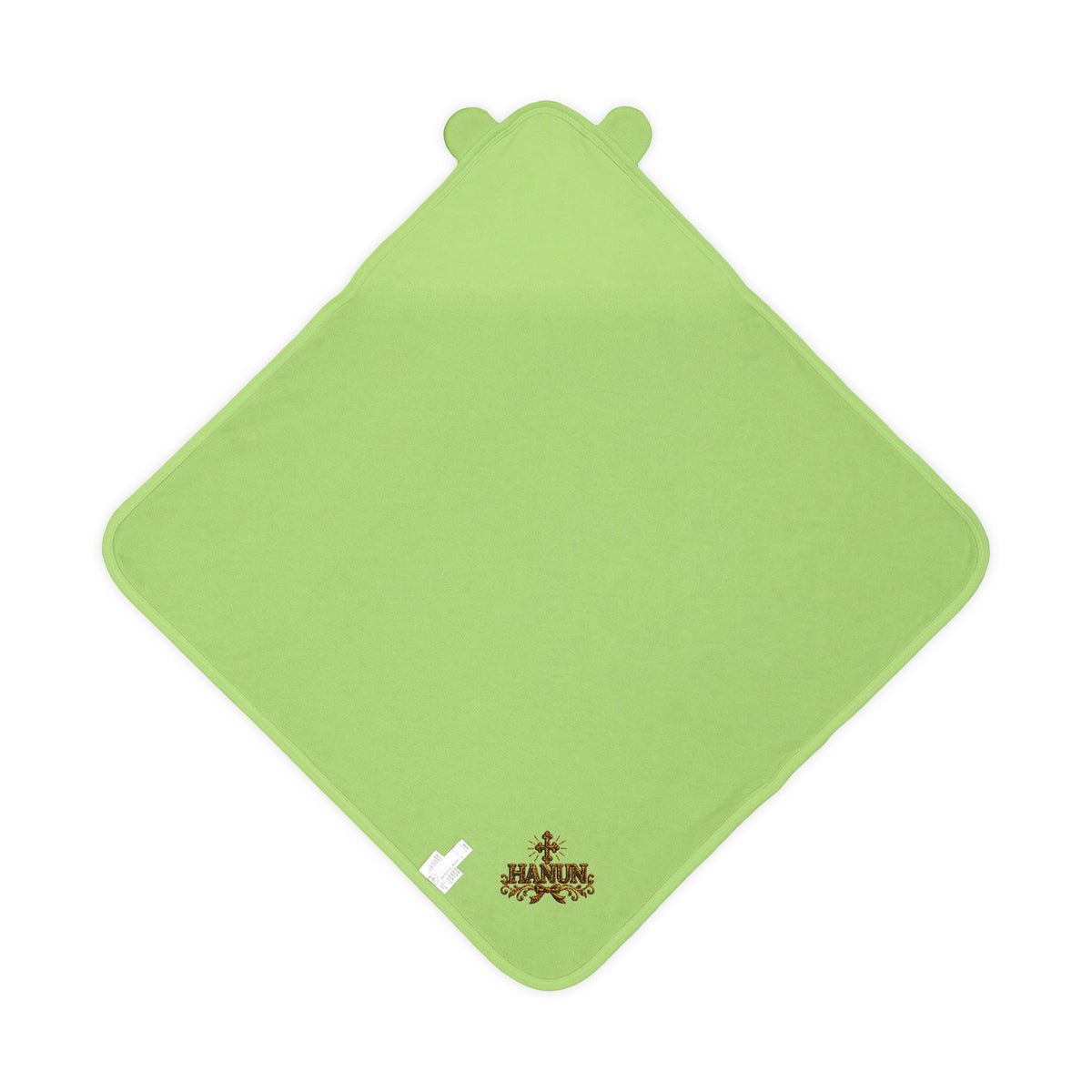 Baby Hooded Towel with Bear Ears and Embroidered Design